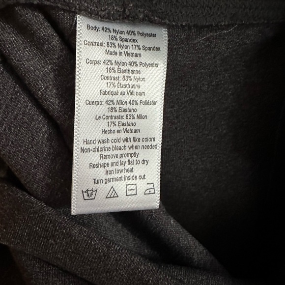 ALO Grey Moto Leggings with Pocket, Size M - Picture 6 of 7